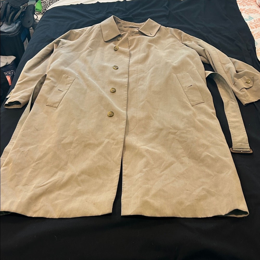 Burberry Tan Trench Coat